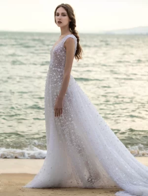 bridal gown by La Premiere bridal
