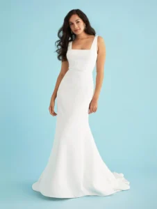 Lucia bridal gown by Lea Ann Belter Size 14 full front view