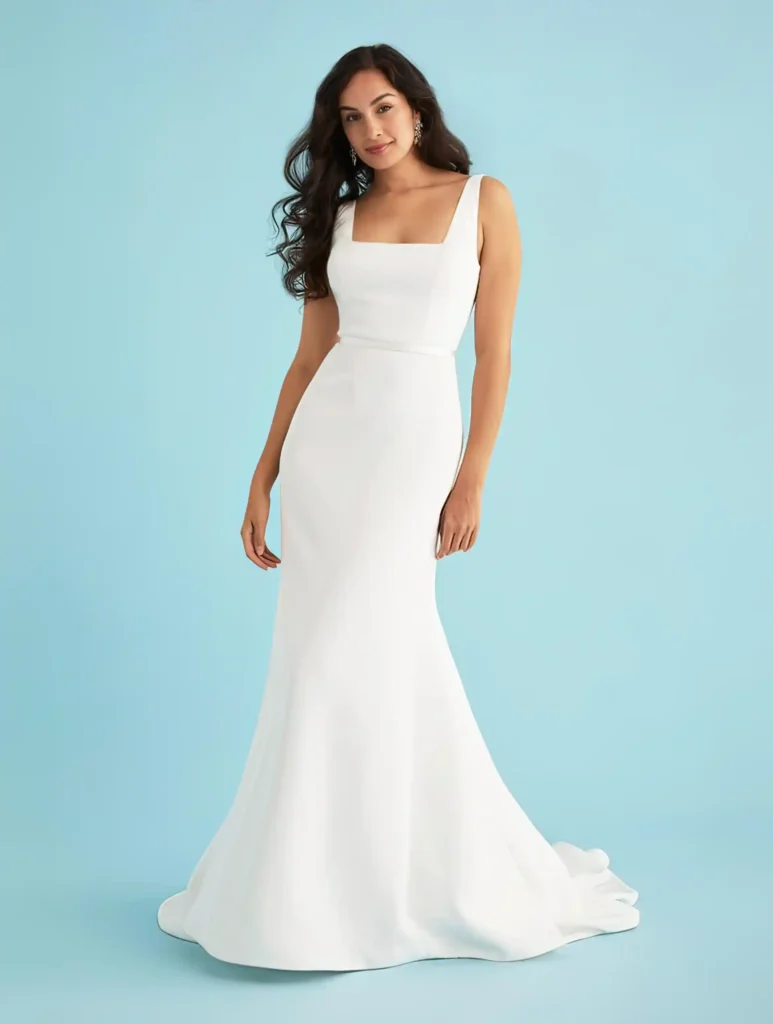 Lucia bridal gown by Lea Ann Belter Size 14 full front view