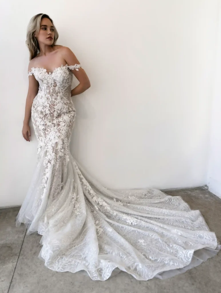 Neroli bridal gown designed by la premiere front view