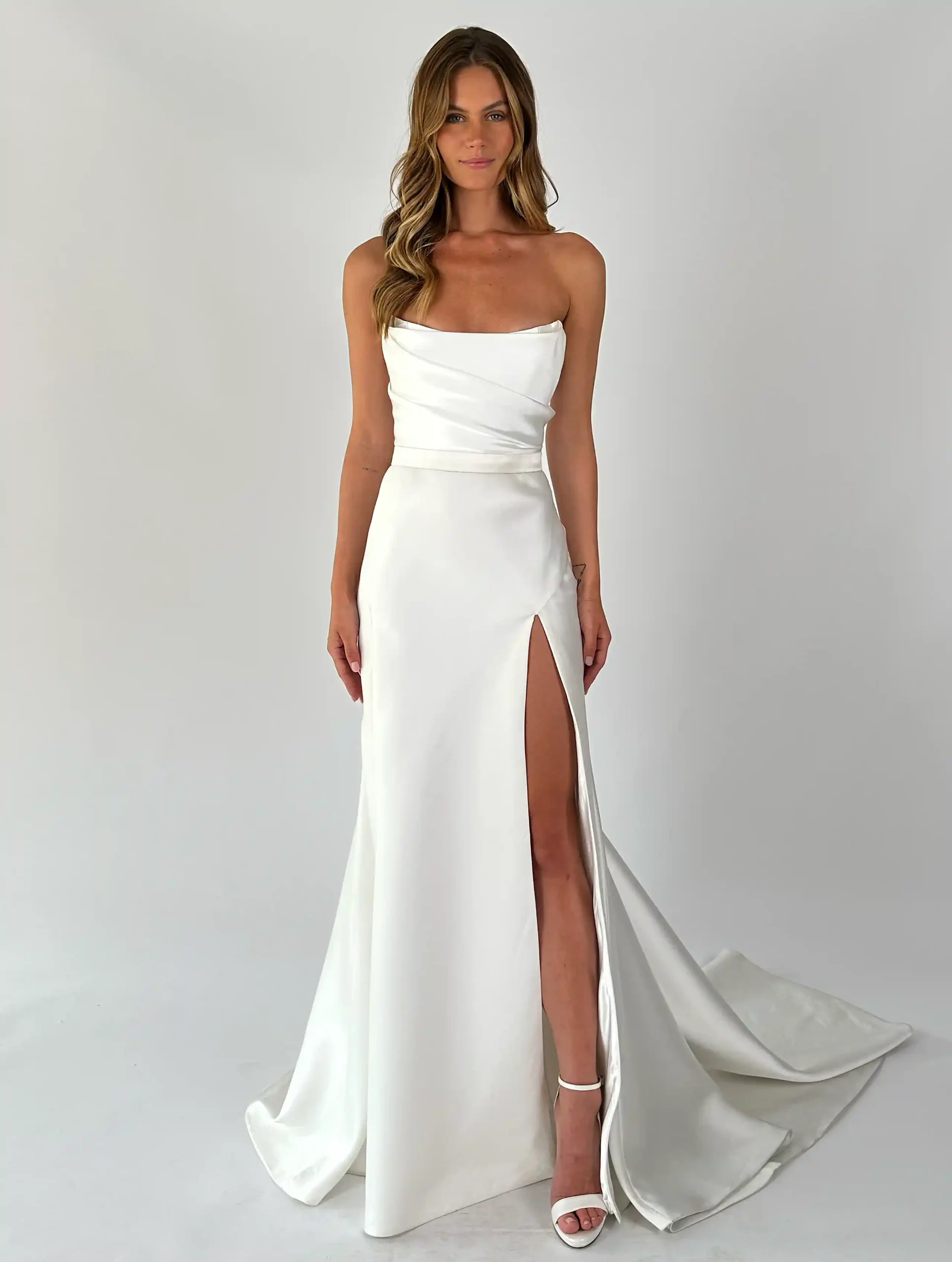 Lou Lou + Emily by Karen Willis Holmes bridal gown front full view