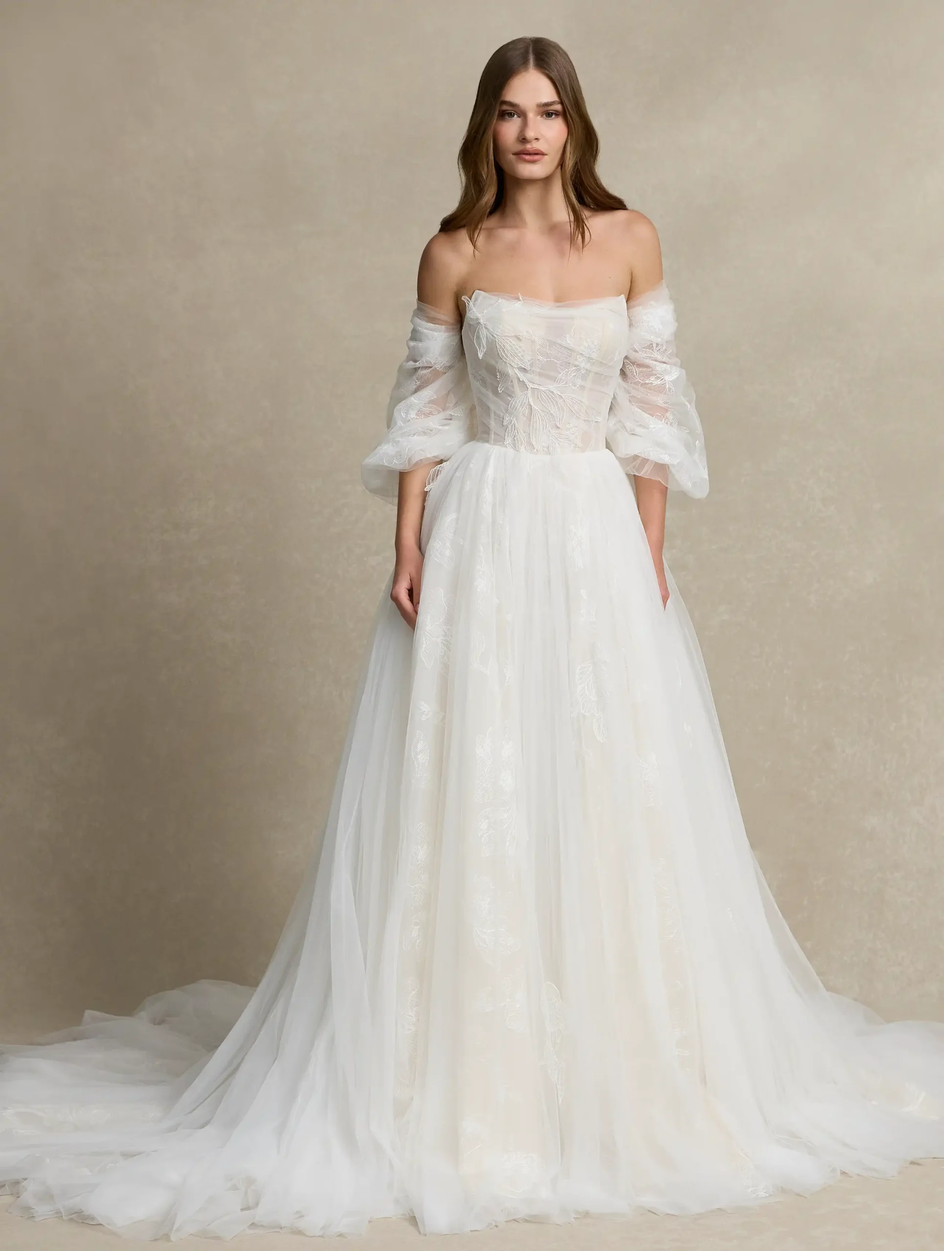 Bryce-wedding-dress-by-La-Premier-Bridal-full-front-view-with-sleeves-S03-25139-0370